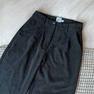 Princess Polly Black Archer Pants